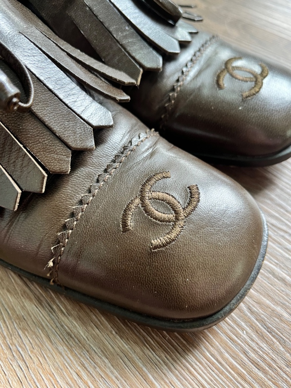 Vintage Chanel Loafers 36 - Picture 3 of 10